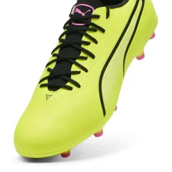 KING PRO FG AG voetbalschoenen heren electric lime black poison pink*Puma New
