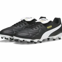 KING TOP FG AG voetbalschoenen heren black white gold*Puma Hot