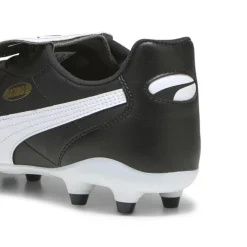 KING TOP FG AG voetbalschoenen heren black white gold*Puma Hot