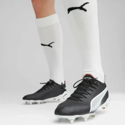 King Ultimate MxSG voetbalschoenen heren   black white fire orchid*Puma Outlet