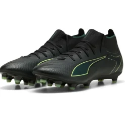 Ultra 6 Match+ FG - AG voetbalschoenen black fizzy light green terrain*Puma Discount