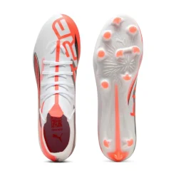 ULTRA 5 MATCH+ FG AG voetbalschoenen heren white black glowing red*Puma New