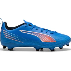 Ultra 6 Play FG - AG voetbalschoenen junior ultra blue white glowing red*Puma Sale