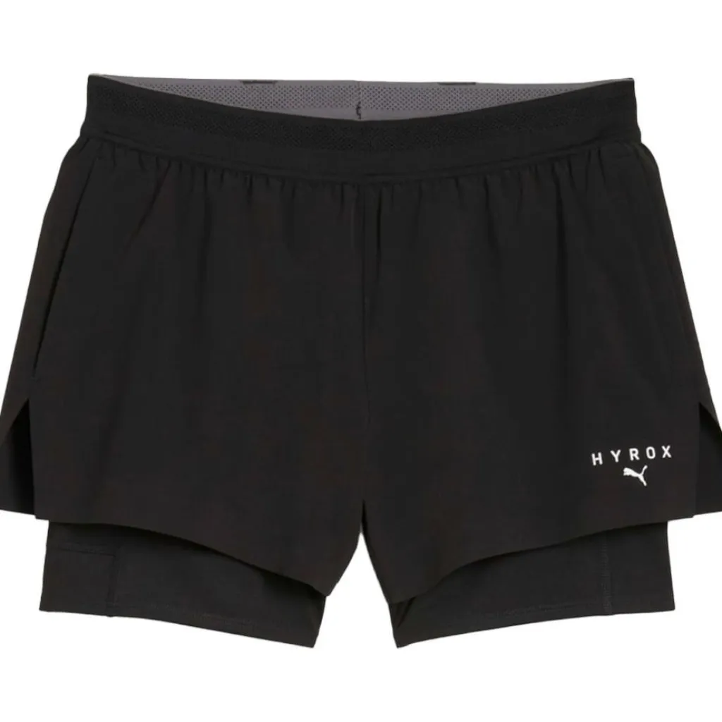 x HYROX 2 in 1 short dames black*Puma Hot