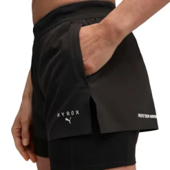 x HYROX 2 in 1 short dames black*Puma Hot
