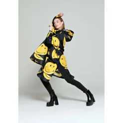All Smiles X Smiley regenponcho black*Rainkiss