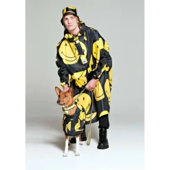 All Smiles X Smiley regenponcho black*Rainkiss