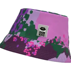 Digi Spring Camo Bucket regenhoed purple*Rainkiss