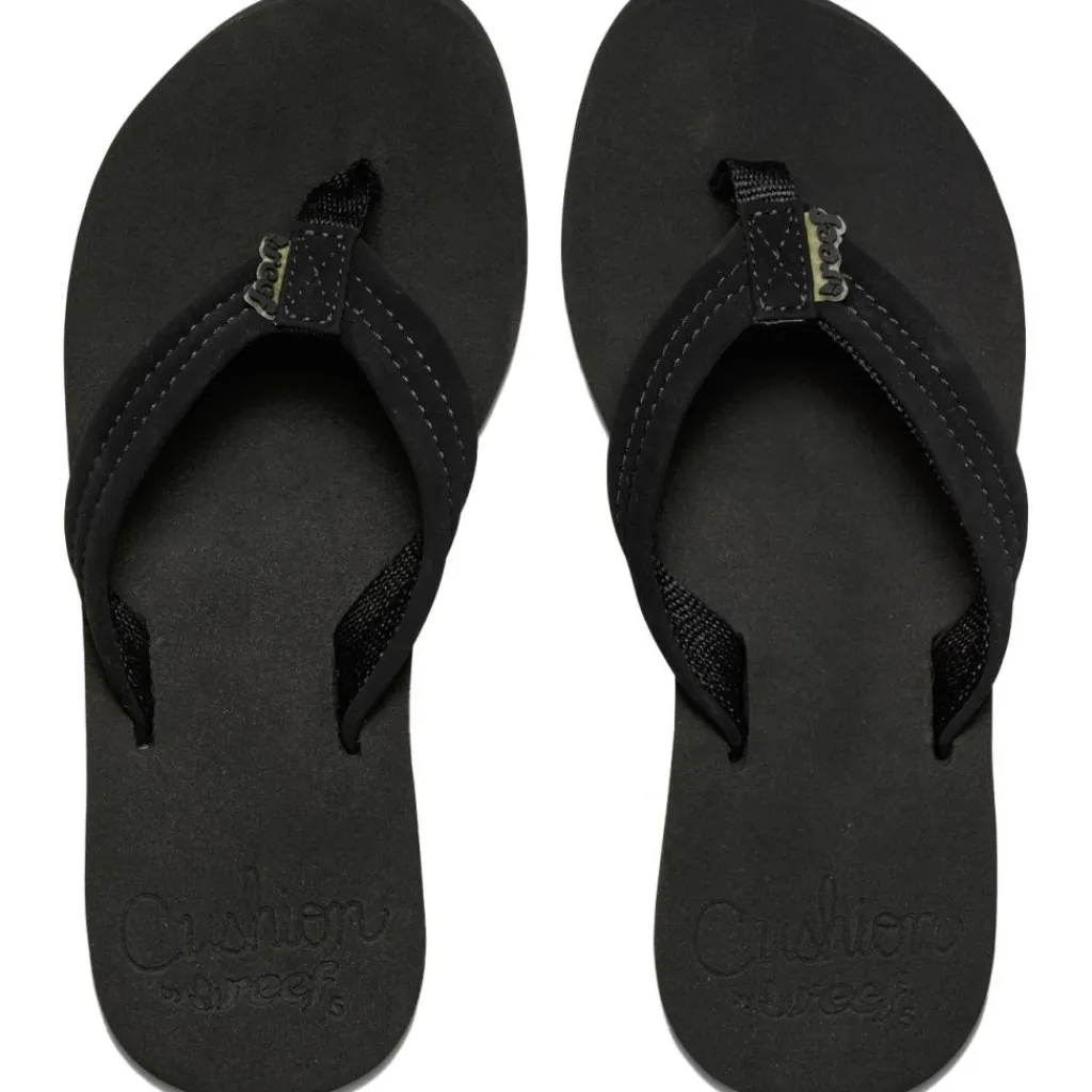 Cushion Breeze slippers dames black*Reef Clearance