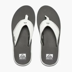 Fanning slippers heren grey white*Reef Clearance