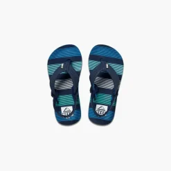 Little Ahi sandalen junior deep sea stripes blue*Reef Outlet