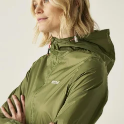 Pack It III regenjas dames nephrite green*Regatta Hot