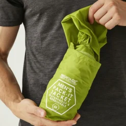 Pack It III regenjas heren grenoble green*Regatta Hot