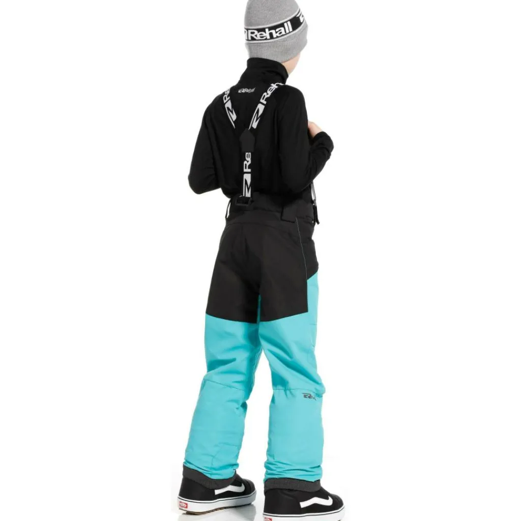 Digger skibroek junior aqua black*Rehall Discount