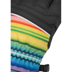 Alan handschoenen junior black multicolour lines*Reusch Sale