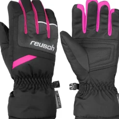Bennet R-TEX XT handschoenen junior black melange pink glow*Reusch Clearance