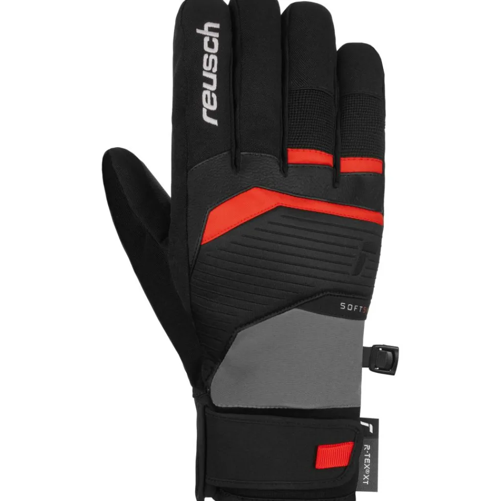 Venom R-TEX XT handschoenen heren steel gray fire red*Reusch Hot