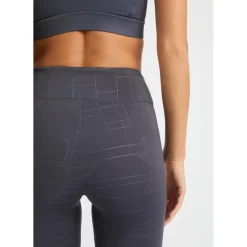 112231 sportlegging dames dk plum emboss*Röhnisch New