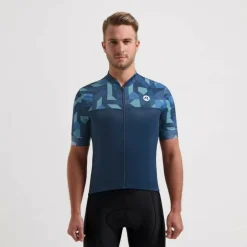 Essential Graphic fietsshirt heren blauw*Rogelli Discount