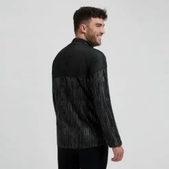 Essential Hi Vis hardloopjack heren zwart  reflection*Rogelli Online