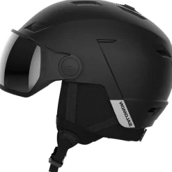 Pioneer LT Visor skihelm dames black uni silver*Salomon Clearance