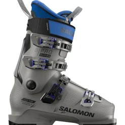 S/Pro Supra 120 MV skischoenen heren steel grey  black race blue*Salomon New