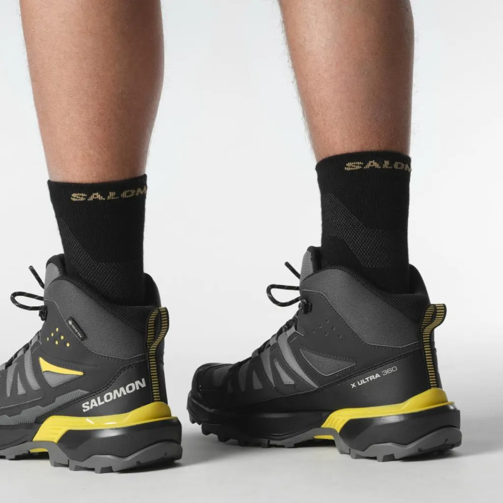X ULTRA 360 GORE-TEX wandelschoenen heren castlerock black spicy mustard*Salomon Hot