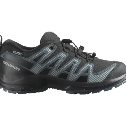 XA PRO V8 WATERPROOF wandelschoenen junior black turbulence quarry*Salomon Outlet