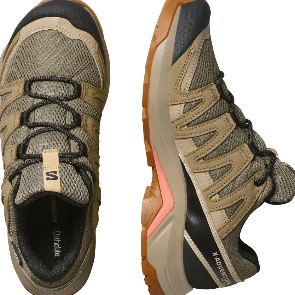 X-ADVENTURE RECON GORE-TEX wandelschoenen dames falcon desert tan hyma pink*Salomon Clearance