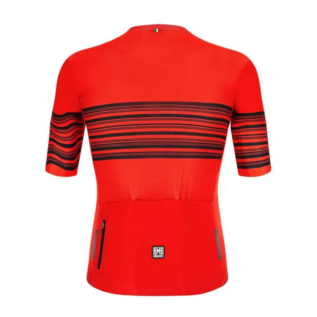 Tono Profilo fietsshirt heren red*Santini Discount