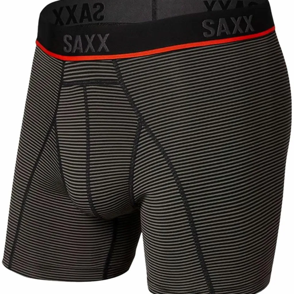 Kinetic mesh onderbroek heren grey feed stripe*SAXX Sale
