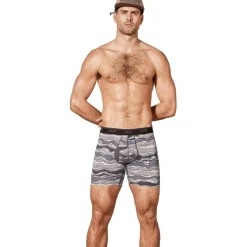 Quest Quick-Dry Mesh onderbroek heren lazy river-multi*SAXX Online