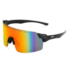 Amla zonnebril smoke black red oil matte black*Sinner Online