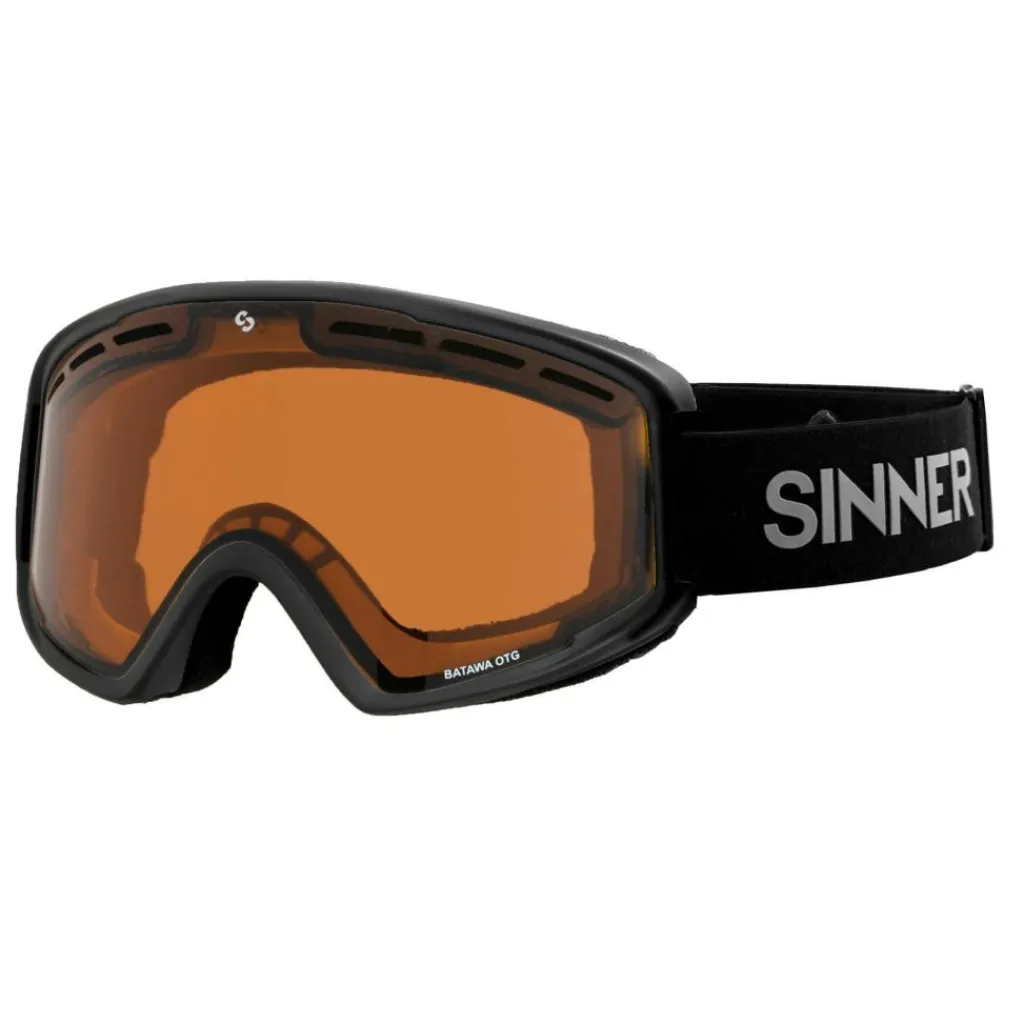 BATAWA skibril double orange SINTEC matte black*Sinner Clearance