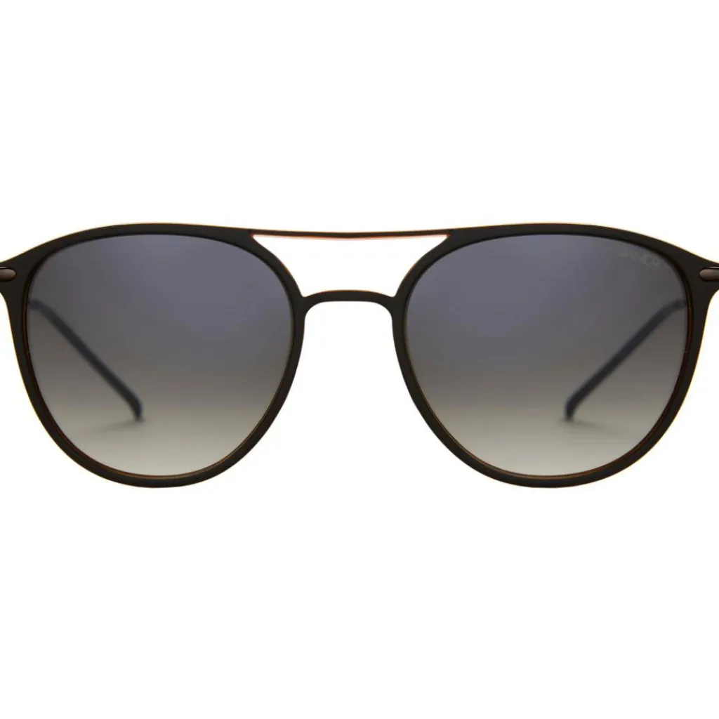 Carmel zonnebril gradient green matte dark brown*Sinner New