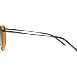 Carmel zonnebril gradient green matte dark brown*Sinner New