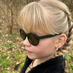 Kecil zonnebril junior smoke gold oil matte black*Sinner Discount