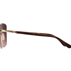 Madiki zonnebril gradient brown shiny gold metal*Sinner Discount