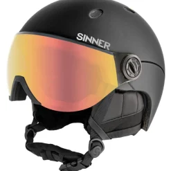 TITAN VISOR skihelm matte black red*Sinner New