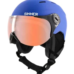 TYPHOON VISOR skihelm matte blue*Sinner Clearance