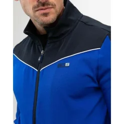  Alistar trainingsjack heren blue neon*Sjeng Sports Hot