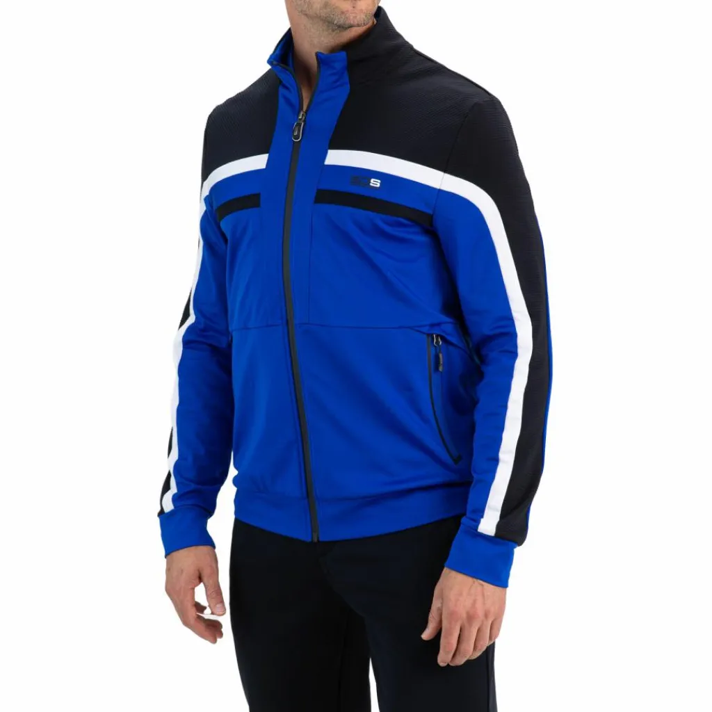 Amar trainingsjack heren blue neon*Sjeng Sports Clearance