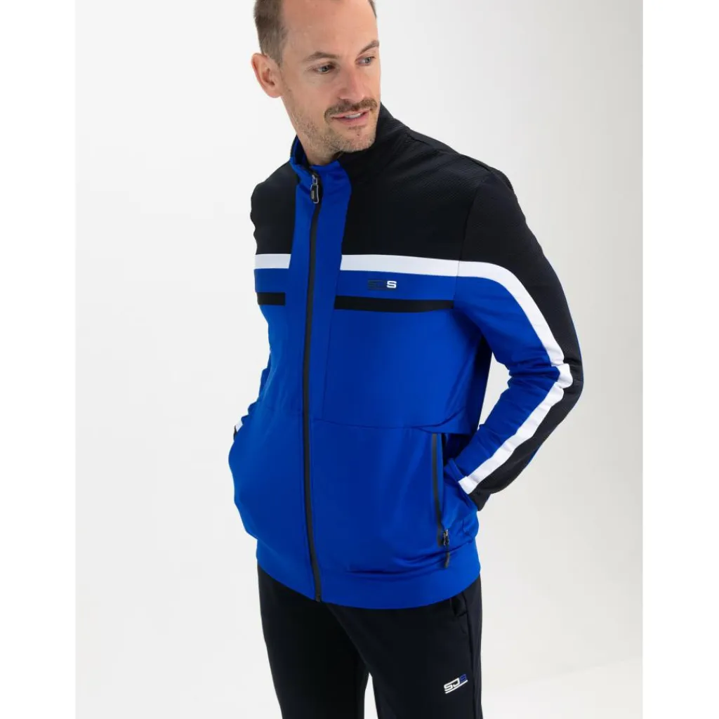 Amar trainingsjack heren blue neon*Sjeng Sports Clearance