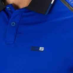  Bocar tennispolo heren profond cobalt*Sjeng Sports Hot