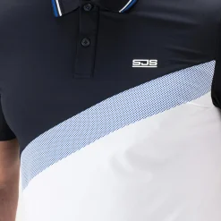  Braxon tennispolo heren dark blue*Sjeng Sports