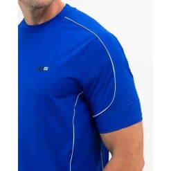  Brayen tennisshirt heren blue neon*Sjeng Sports Clearance