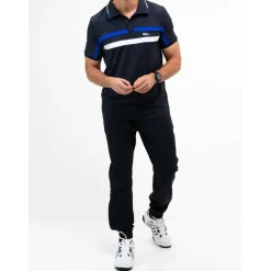  Ceder tennispolo heren dark blue*Sjeng Sports Discount