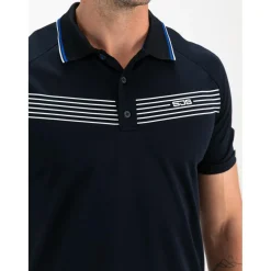  Celio tennispolo heren dark blue*Sjeng Sports