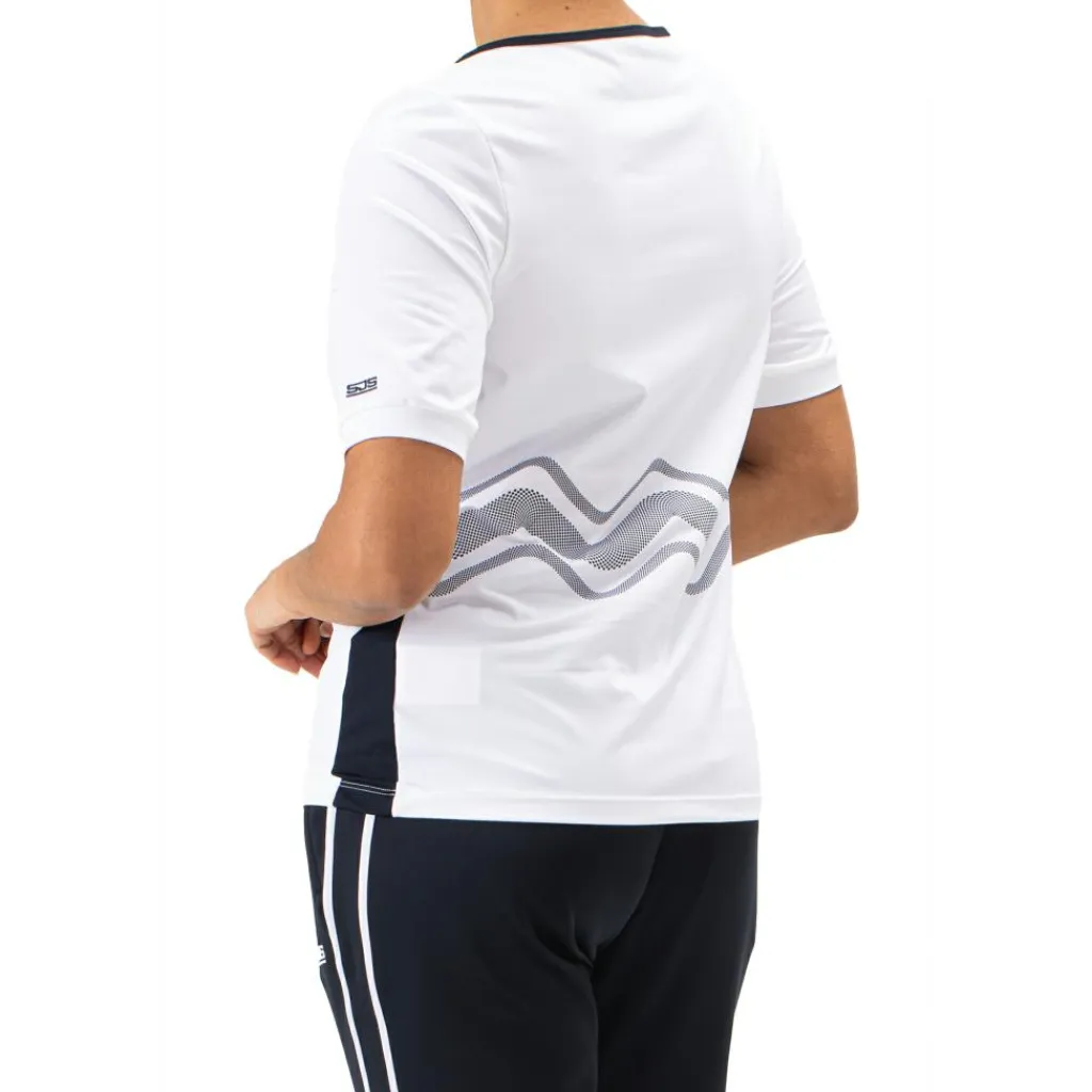 Ise tennisshirt dames real white*Sjeng Sports Outlet