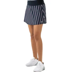  Leanne skort dames dark blue stripes*Sjeng Sports